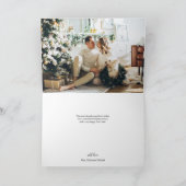 メリークリスマスフォトシンプルコラージュ カード (内部)