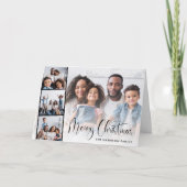 メリークリスマスフォトストリップ シーズンカード (正面)