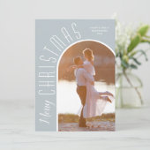 メリークリスマスフォトダスティブルー シーズンカード (スタンド正面)