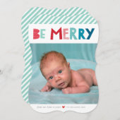 メリークリスマスフォトトレンディーおもしろい シーズンカード (正面/裏面)