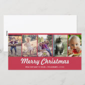 メリークリスマスフォトパーソナライズされた数々のホリデー シーズンカード (正面/裏面)
