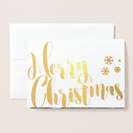 メリークリスマスフォトフレームデザイン 箔カード