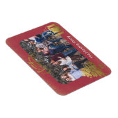 メリークリスマスフォトフレーム金ゴールドアクセント マグネット (右側)