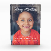 メリークリスマスフォトブロックプレゼント フォトブロック (正面)
