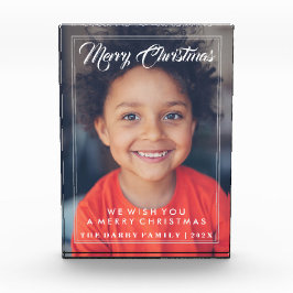 メリークリスマスフォトブロックプレゼント フォトブロック