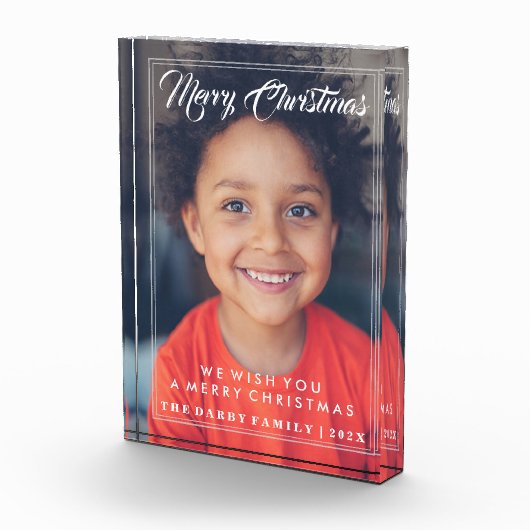 メリークリスマスフォトブロックプレゼント フォトブロック (右)