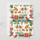 メリークリスマスフォトホリデーカード シーズンカード (裏面)