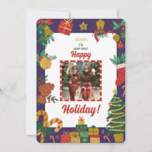 メリークリスマスフォトホリデーカード