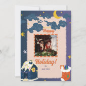 メリークリスマスフォトホリデーカード シーズンカード (正面)