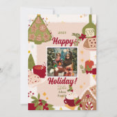 メリークリスマスフォトホリデーカード シーズンカード (正面)