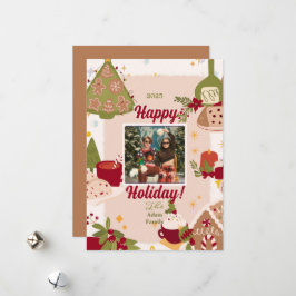 メリークリスマスフォトホリデーカード シーズンカード
