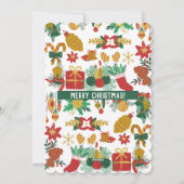 メリークリスマスフォトホリデーカード シーズンカード (裏面)