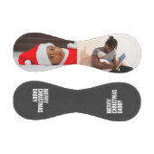 メリークリスマスフォトホリデーギフトパーソナライズされた 野球ボール (パネル)