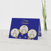 メリークリスマスフォトホリデーフォイルカード 箔シーズンカード (正面)