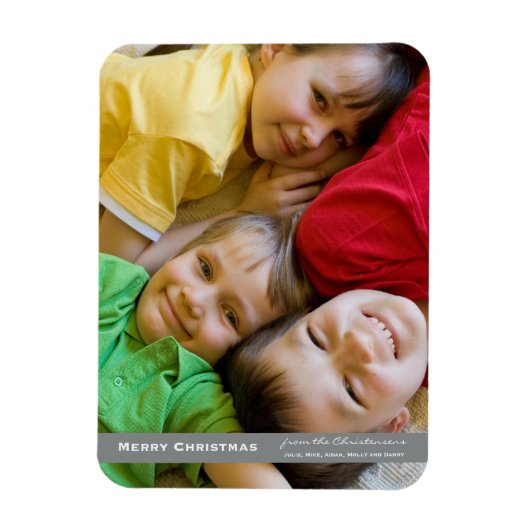 メリークリスマスフォトマグネット マグネット (縦)