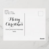 メリークリスマスフォトマンダラ 箔シーズンポストカード (裏面)