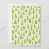 メリークリスマスフォトモダンカード 招待状 (裏面)