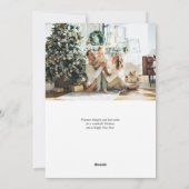 メリークリスマスフォトモダンコラージュ シーズンカード (裏面)