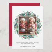メリークリスマスフォトモダンホリデー (正面/裏面)