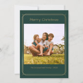 メリークリスマスフォトモダン シーズンカード (正面)