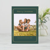 メリークリスマスフォトモダン シーズンカード (スタンド正面)