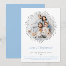 メリークリスマスフォトリースフラットホリデーカード