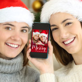 メリークリスマスフォトレッド シーズンカード