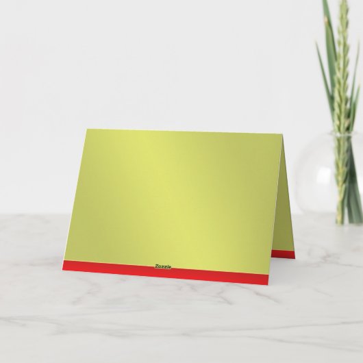 メリークリスマスフォト折り畳みカード シーズンカード (裏面)