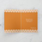 メリークリスマスフォト折り畳みグリーティングカード シーズンカード (内部)