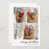メリークリスマスフォト数々のカード シーズンカード (正面/裏面)