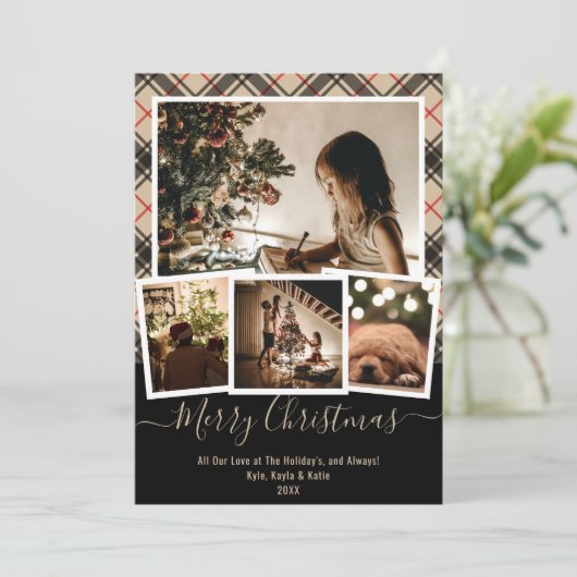 メリークリスマスフォト数々のクリスマスカード (スタンド正面)