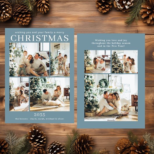 メリークリスマスフォト数々のホリデーカード シーズンカード