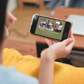 メリークリスマスフォト数々のボタニカルホリー シーズンカード