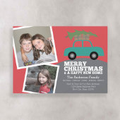 メリークリスマスフォト新しいホームアドレス移動 シーズンカード