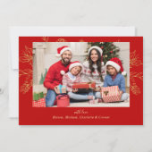 メリークリスマスフォト植物学 シーズンカード (裏面)