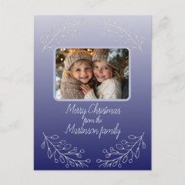 メリークリスマスフォト植物祭日はがき シーズンポストカード