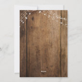 メリークリスマスフォト素朴(木とライト付き) シーズンカード (裏面)