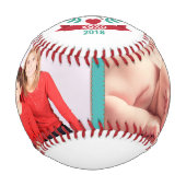メリークリスマスフォト野球 野球ボール (正面)