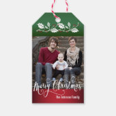 メリークリスマスフォト ギフトタグ (正面)