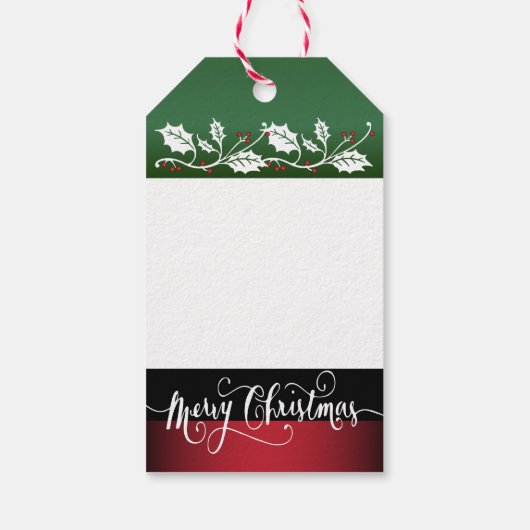 メリークリスマスフォト ギフトタグ (裏面)