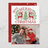メリークリスマスフォト シーズンカード (正面/裏面)
