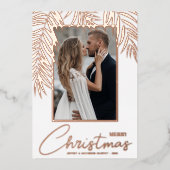 メリークリスマスフォト 箔シーズンカード (正面)
