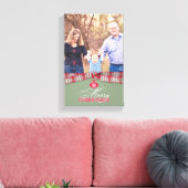 メリークリスマスフォト[8 x 12.6インチ] キャンバスプリント (インサイチュ (リビング))