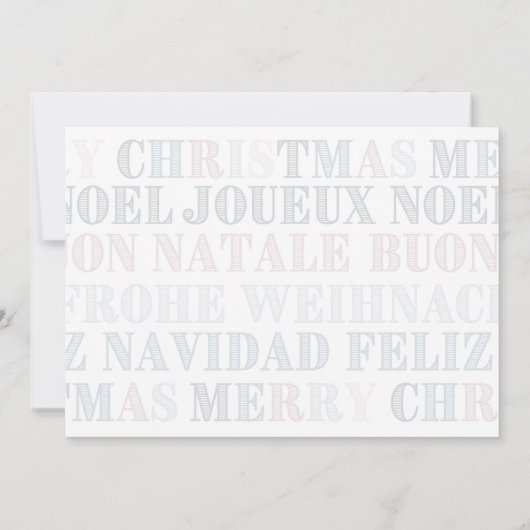 メリークリスマスフォーフォトカード シーズンカード (裏面)