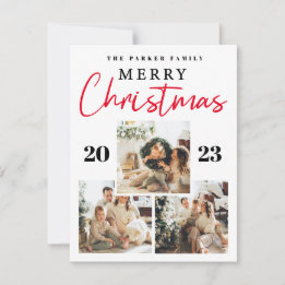 メリークリスマスフォーフォトコラージュ シーズンカード