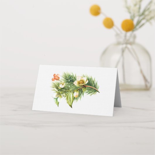 メリークリスマスフォールディング座席表 プレイスカード (裏面)