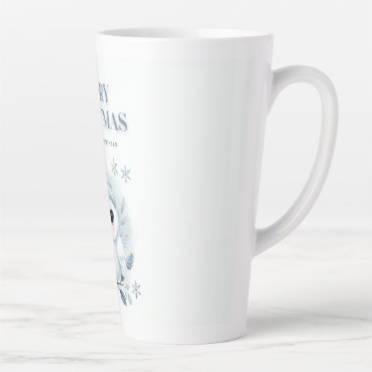 メリークリスマスフクロウ カフェラテマグ (右)