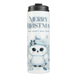 メリークリスマスフクロウ タンブラー