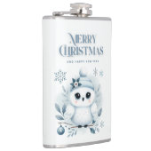 メリークリスマスフクロウ フラスク (右)