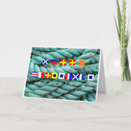 メリークリスマスフラグ カード